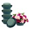 6 Pack Wet Floral Foam Round with Bowls for Flowers Arrangements, Wedding Centerpieces (4.7 x 2 In)